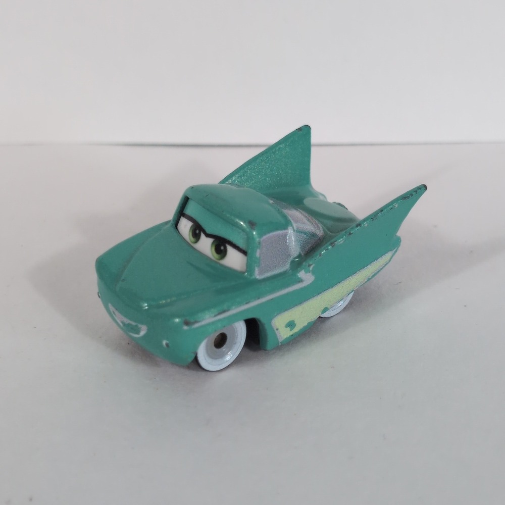 Disney Pixar Cars Mini Racers Flo Teal Green Diecast Metal Toy Car FPR80